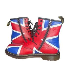 Rare! Union Jack, Dr. martens size 5